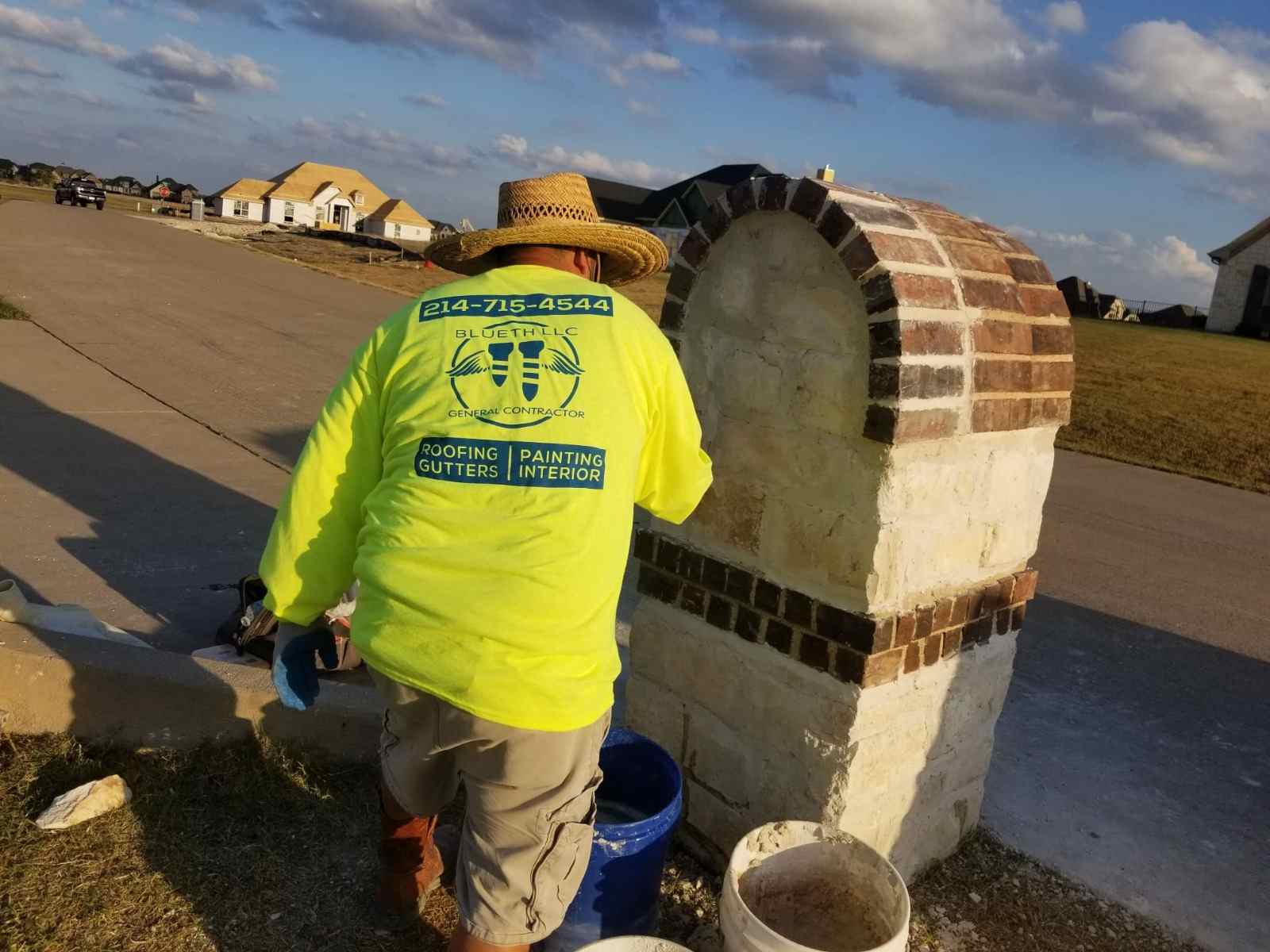 Masonry and related project photos by Blueth LLC